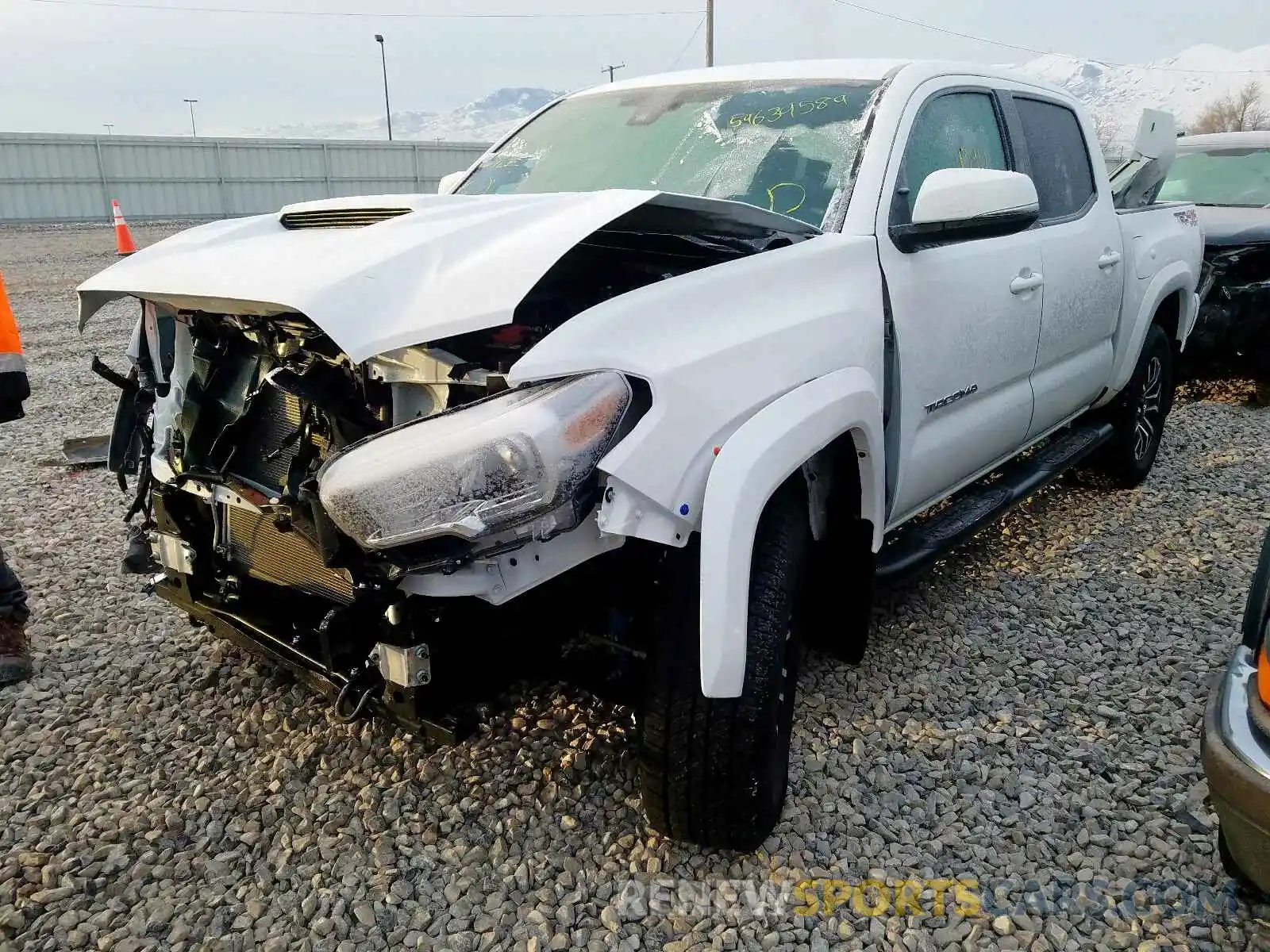 2 Photograph of a damaged car 5TFCZ5AN1LX214985 TOYOTA TACOMA 2020