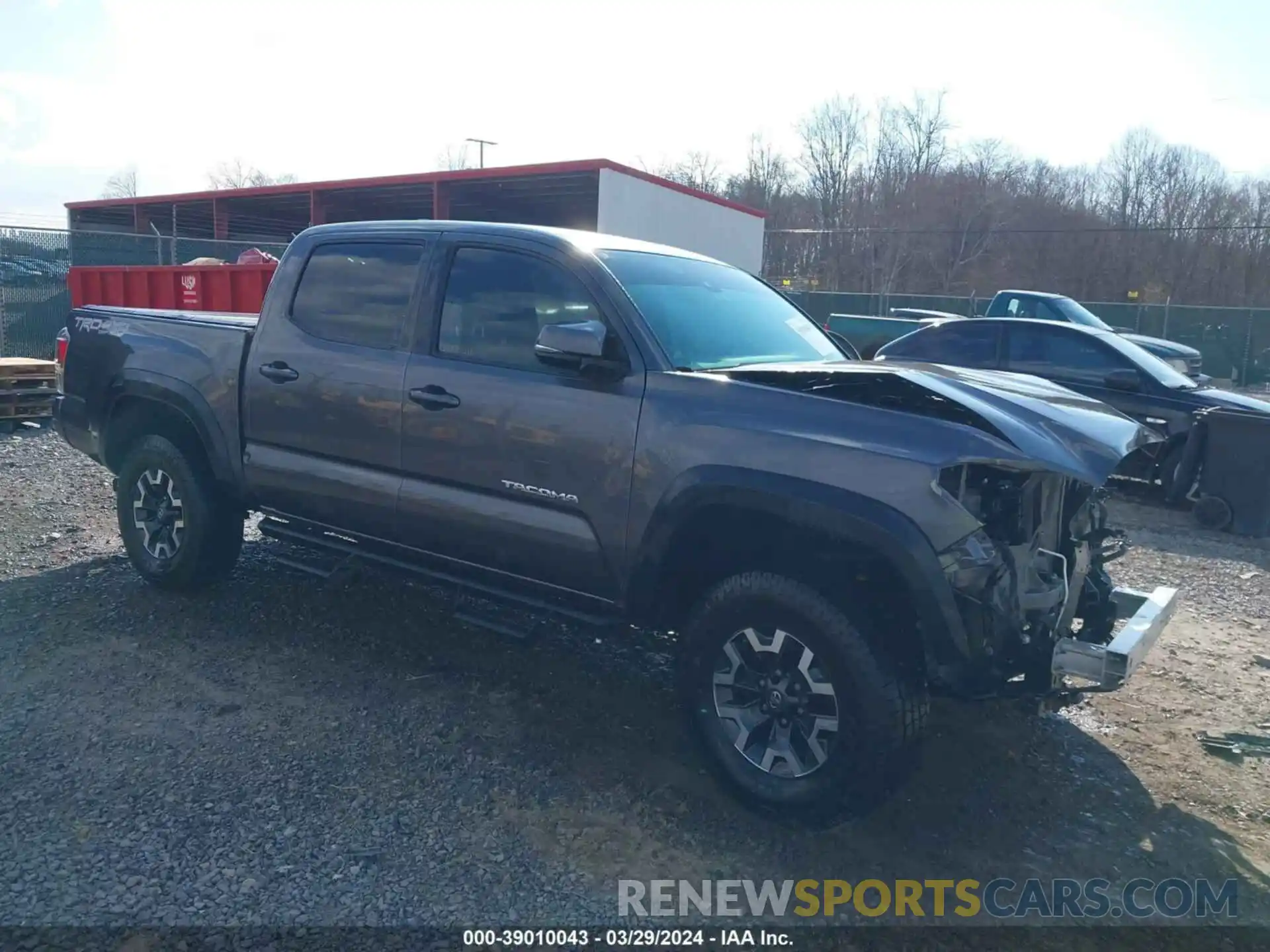 1 Photograph of a damaged car 5TFCZ5AN1LX216588 TOYOTA TACOMA 2020