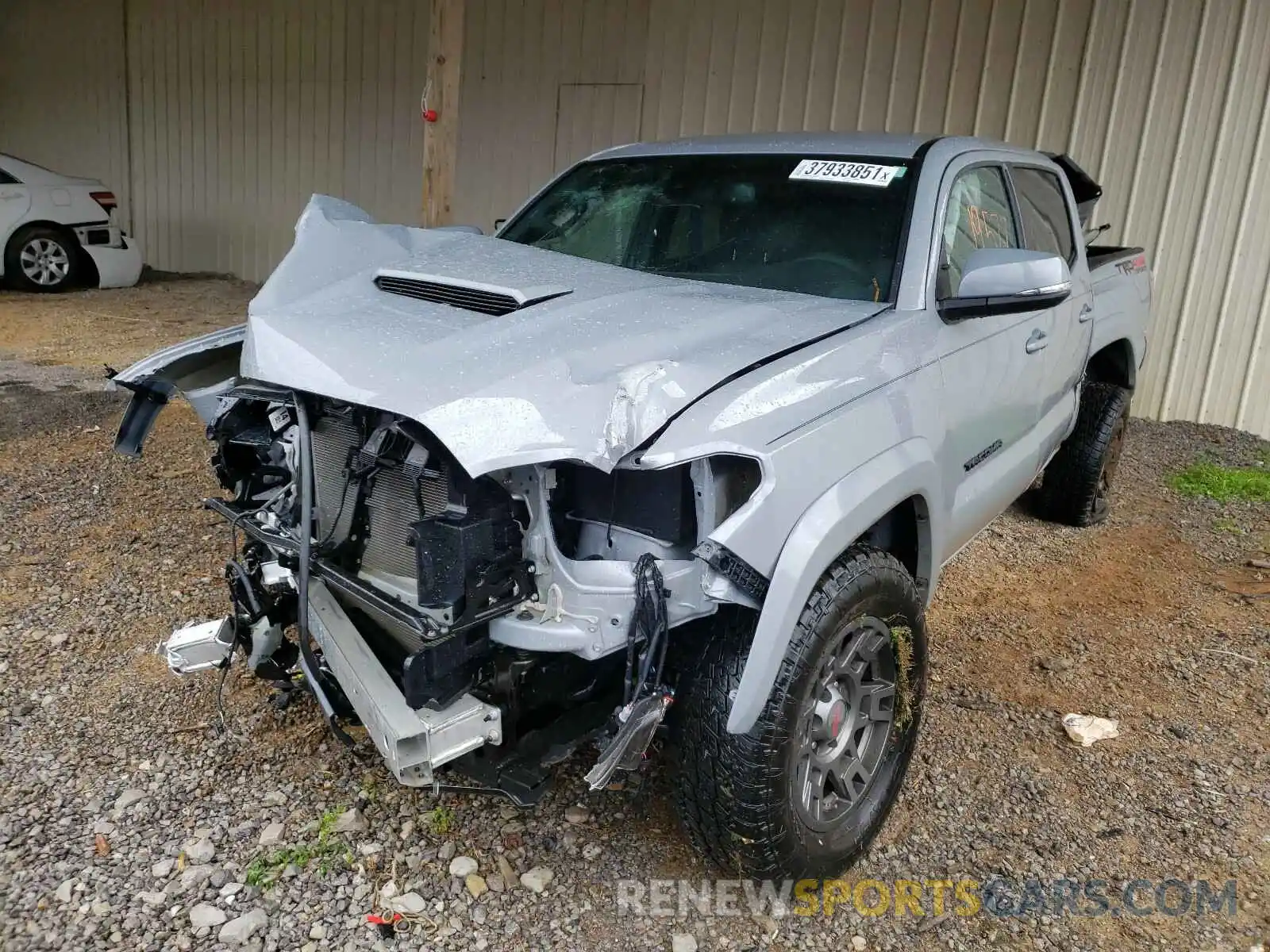 2 Photograph of a damaged car 5TFCZ5AN1LX222276 TOYOTA TACOMA 2020