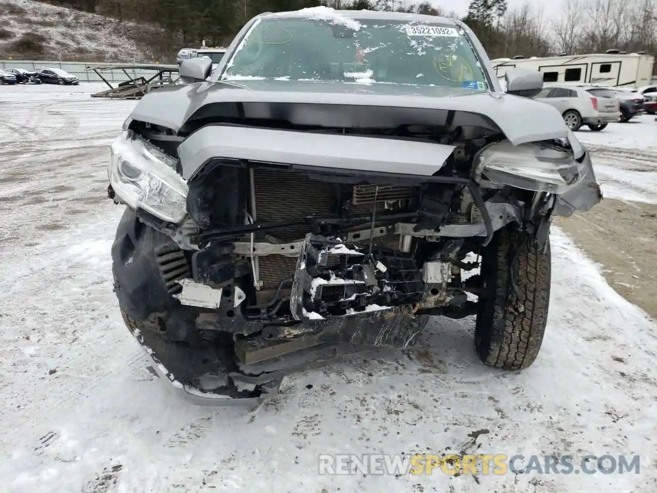 9 Photograph of a damaged car 5TFCZ5AN1LX222620 TOYOTA TACOMA 2020