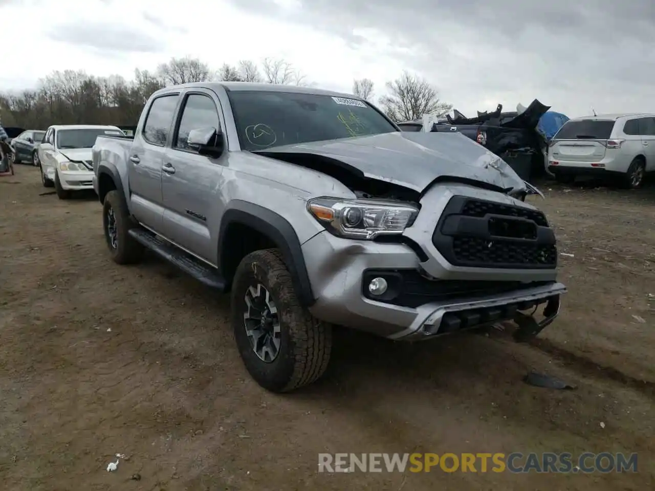 1 Photograph of a damaged car 5TFCZ5AN1LX224688 TOYOTA TACOMA 2020