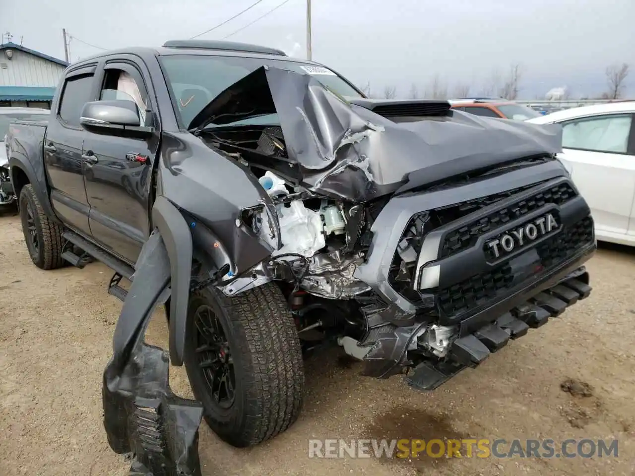 1 Photograph of a damaged car 5TFCZ5AN1LX224884 TOYOTA TACOMA 2020