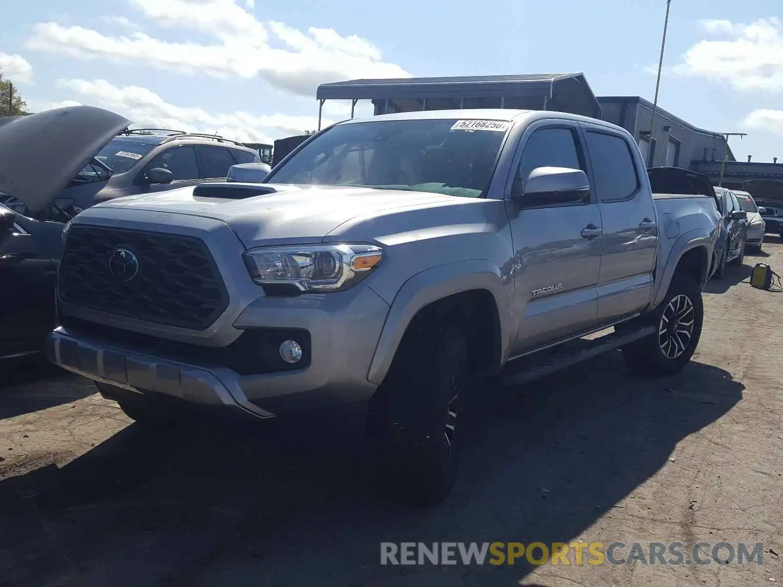 2 Photograph of a damaged car 5TFCZ5AN1LX231558 TOYOTA TACOMA 2020