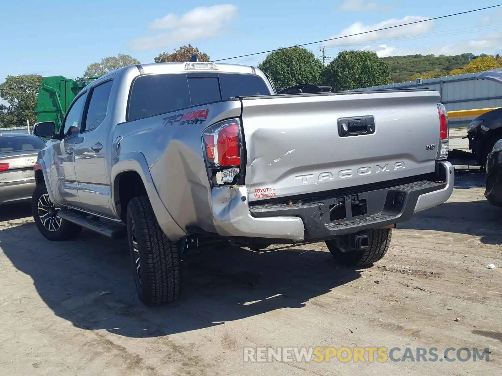 3 Photograph of a damaged car 5TFCZ5AN1LX231558 TOYOTA TACOMA 2020