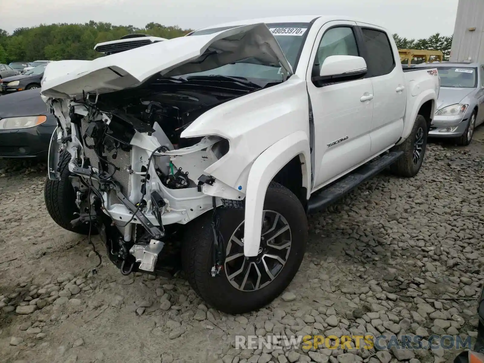 2 Photograph of a damaged car 5TFCZ5AN1LX233102 TOYOTA TACOMA 2020