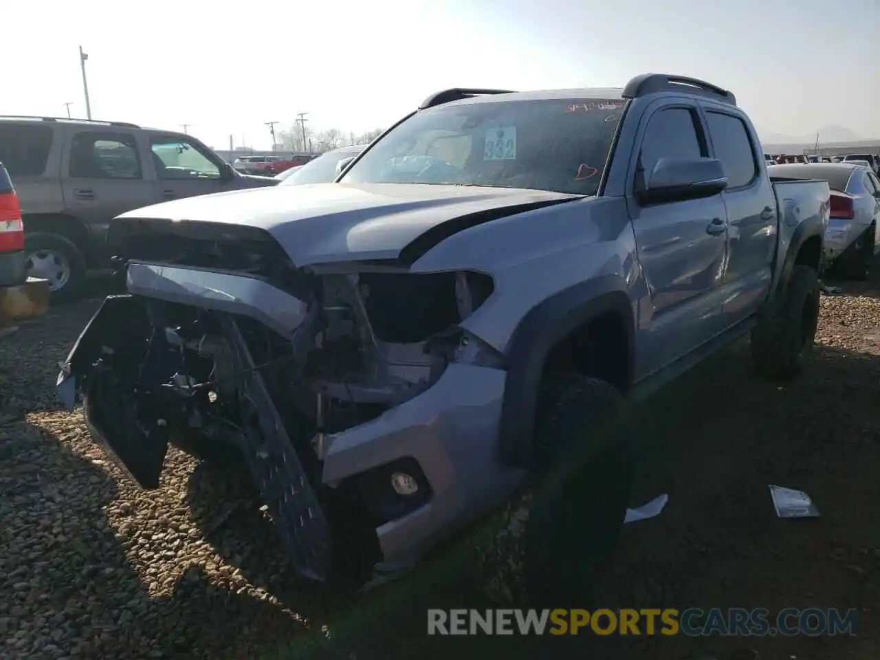 2 Photograph of a damaged car 5TFCZ5AN1LX233715 TOYOTA TACOMA 2020