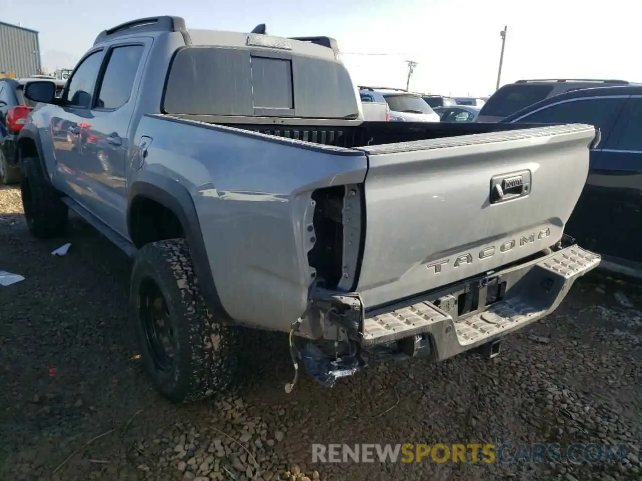 3 Photograph of a damaged car 5TFCZ5AN1LX233715 TOYOTA TACOMA 2020