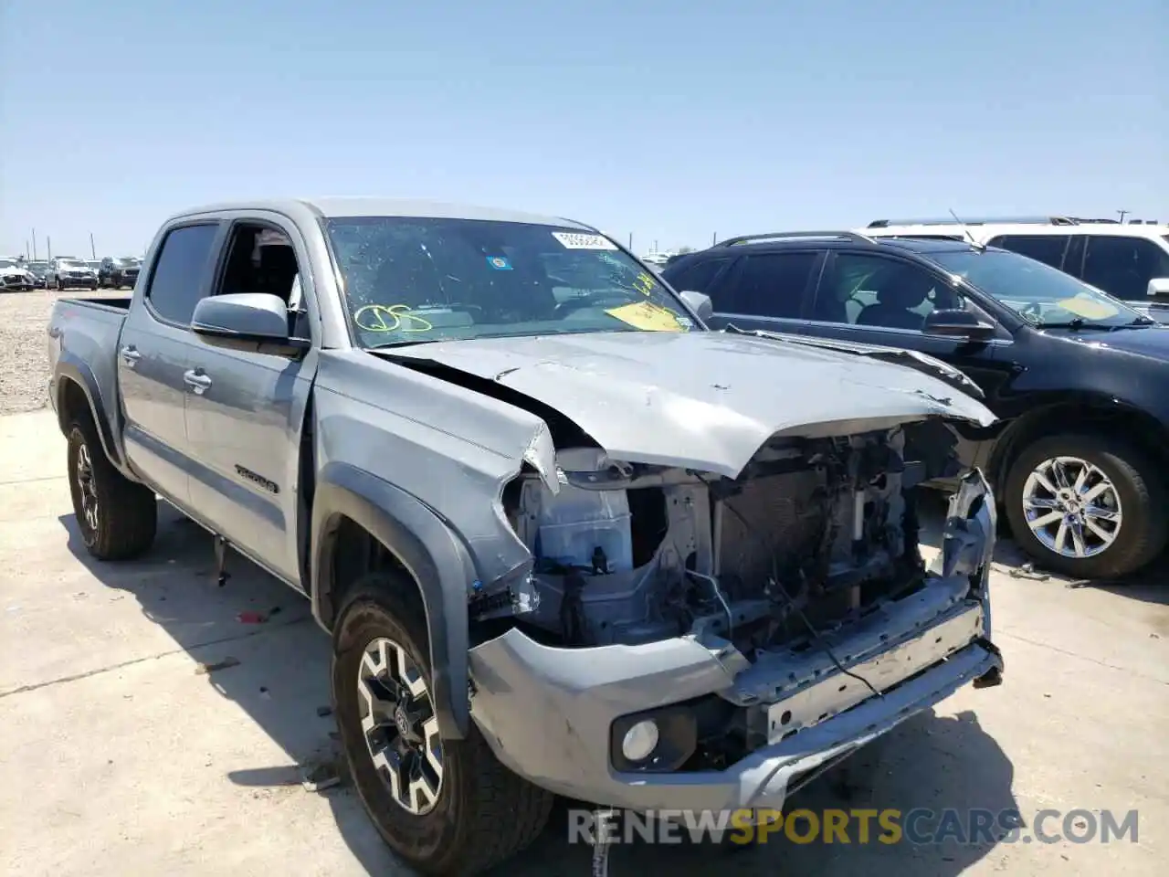 1 Photograph of a damaged car 5TFCZ5AN1LX235481 TOYOTA TACOMA 2020