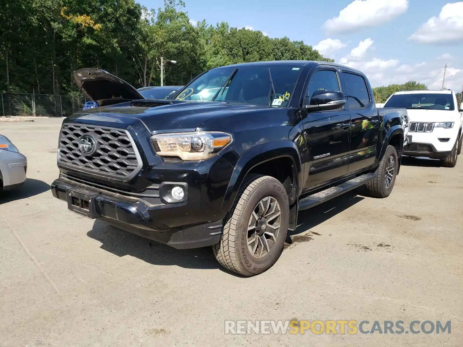 2 Photograph of a damaged car 5TFCZ5AN1LX235724 TOYOTA TACOMA 2020