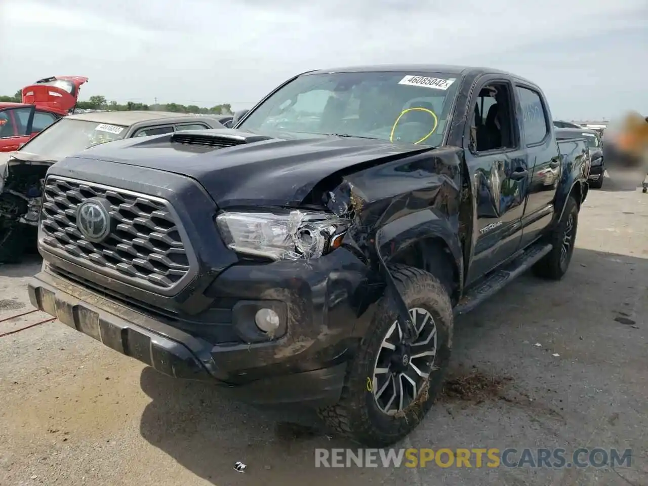 2 Photograph of a damaged car 5TFCZ5AN1LX241362 TOYOTA TACOMA 2020