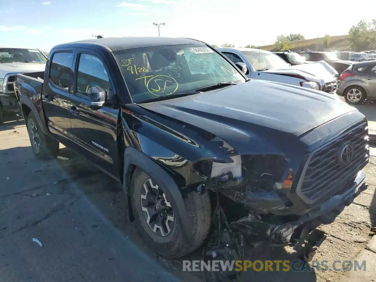 1 Photograph of a damaged car 5TFCZ5AN1LX242091 TOYOTA TACOMA 2020