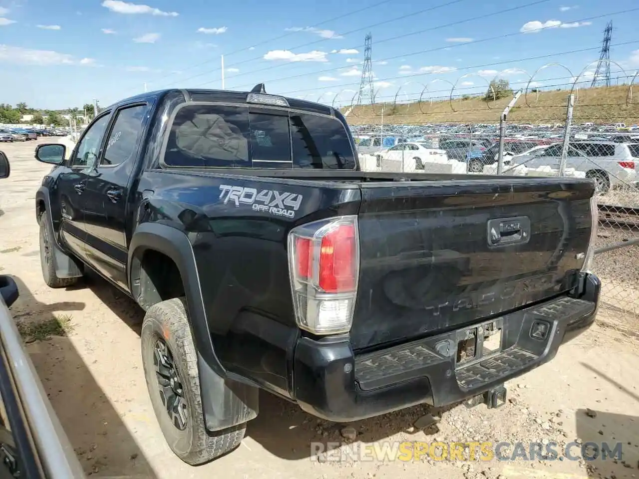 3 Photograph of a damaged car 5TFCZ5AN1LX242091 TOYOTA TACOMA 2020