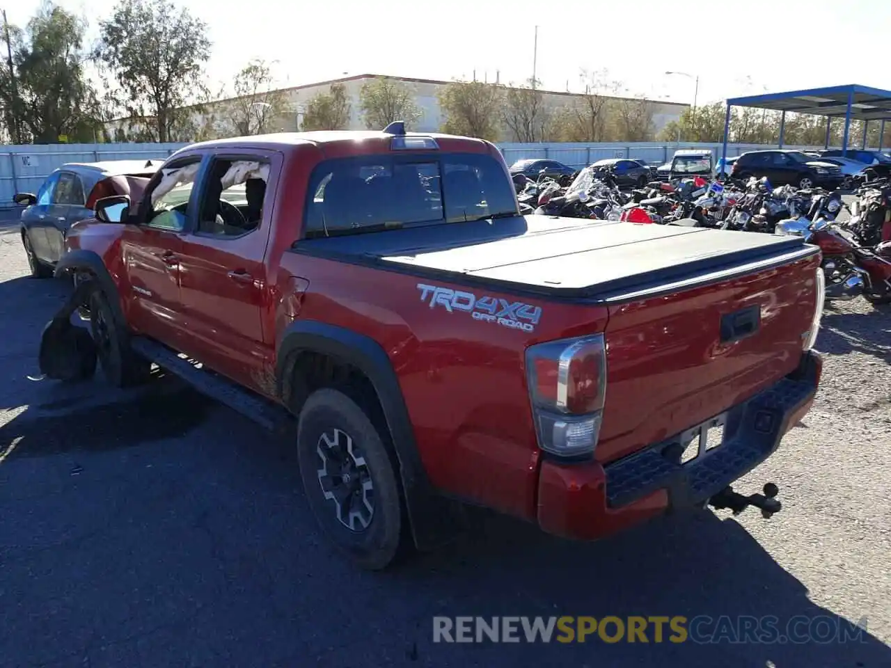 3 Photograph of a damaged car 5TFCZ5AN2LX217684 TOYOTA TACOMA 2020