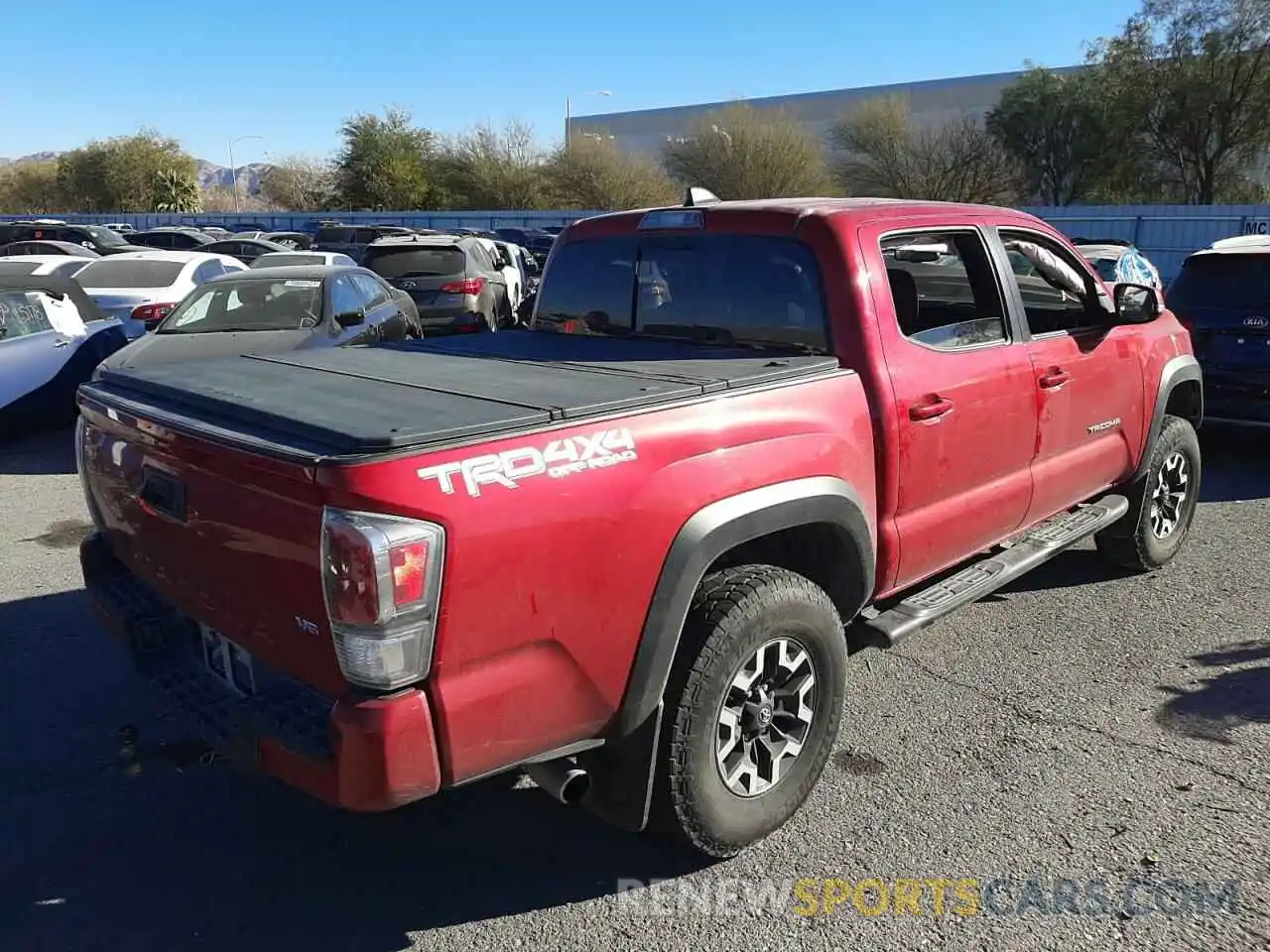 4 Photograph of a damaged car 5TFCZ5AN2LX217684 TOYOTA TACOMA 2020