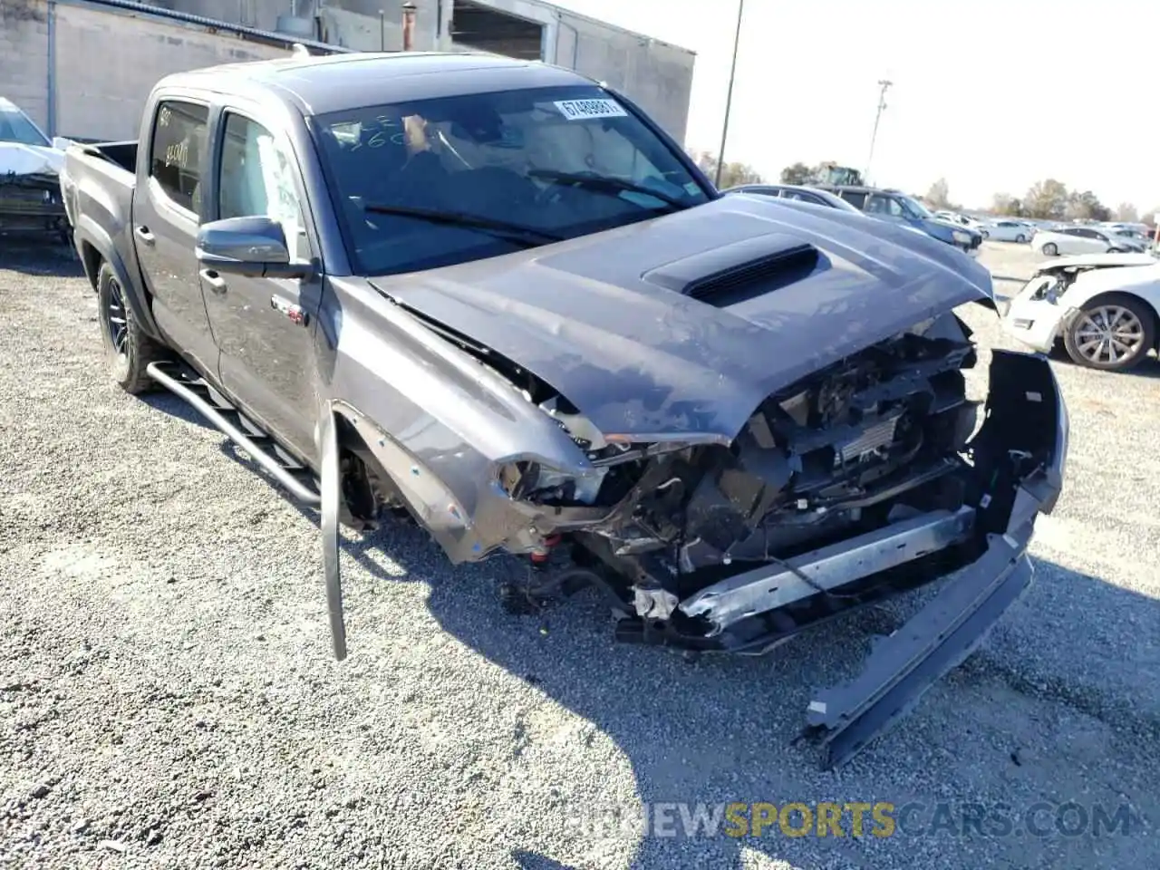 1 Photograph of a damaged car 5TFCZ5AN2LX219841 TOYOTA TACOMA 2020