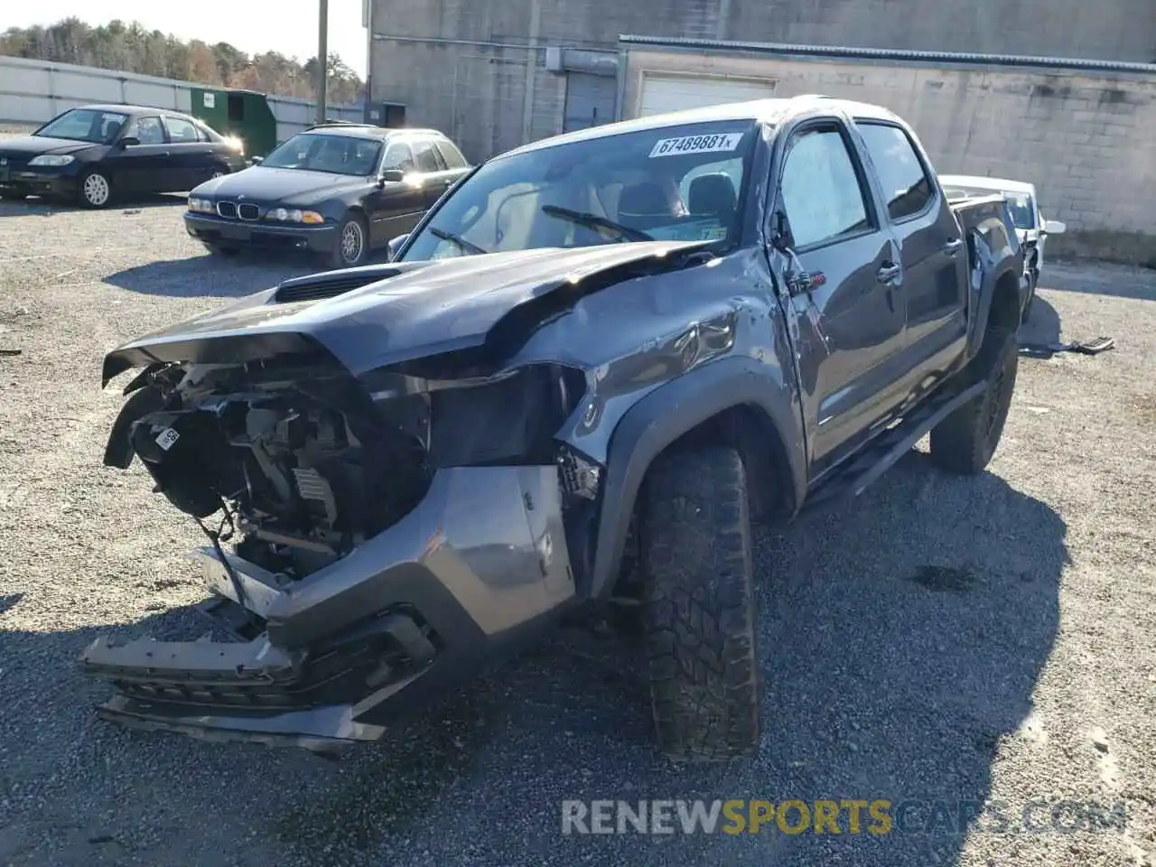 2 Photograph of a damaged car 5TFCZ5AN2LX219841 TOYOTA TACOMA 2020