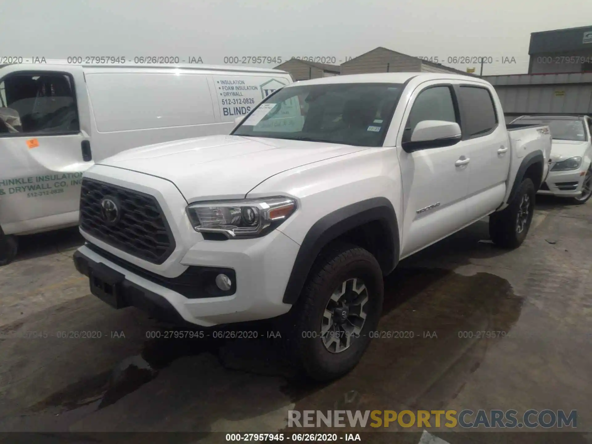 2 Photograph of a damaged car 5TFCZ5AN2LX222786 TOYOTA TACOMA 2020