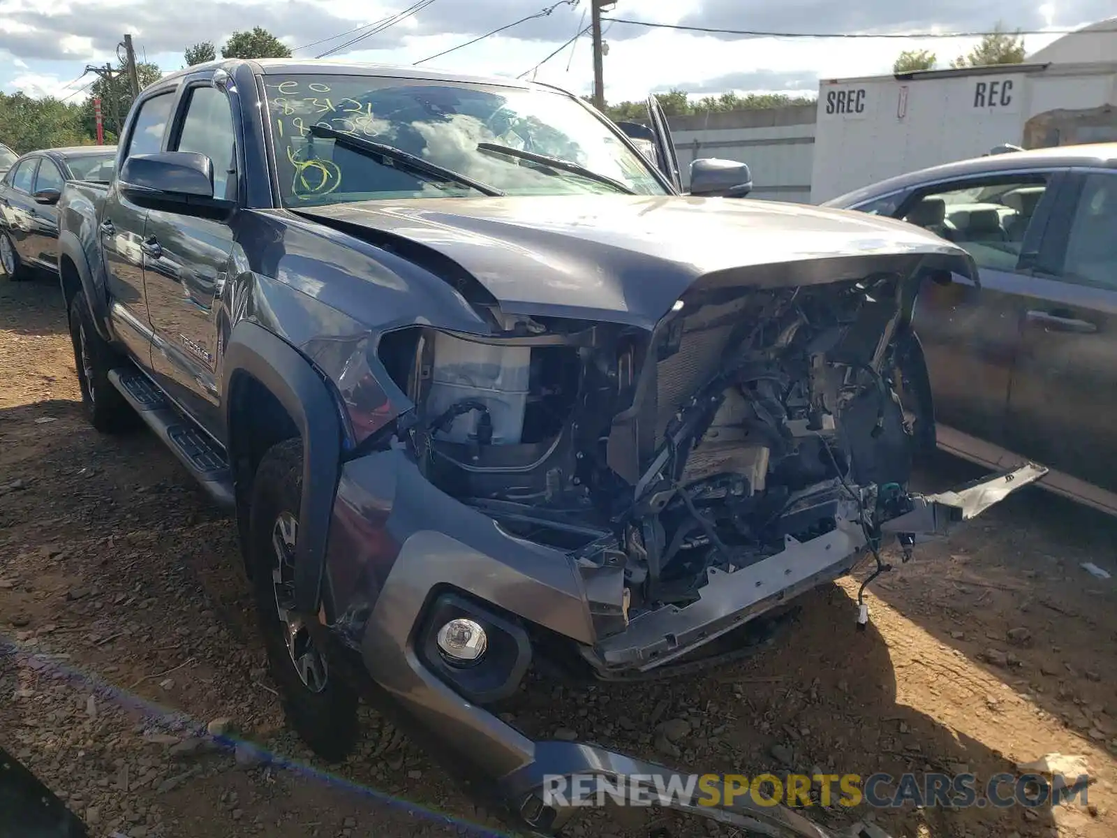 1 Photograph of a damaged car 5TFCZ5AN2LX222948 TOYOTA TACOMA 2020