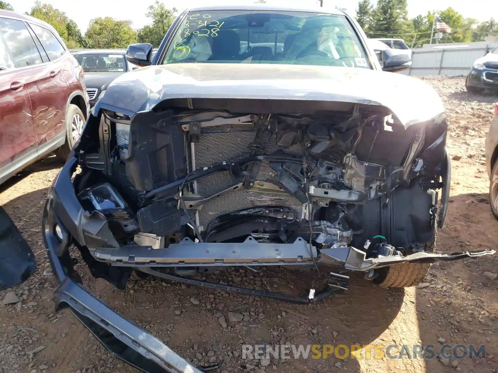 9 Photograph of a damaged car 5TFCZ5AN2LX222948 TOYOTA TACOMA 2020