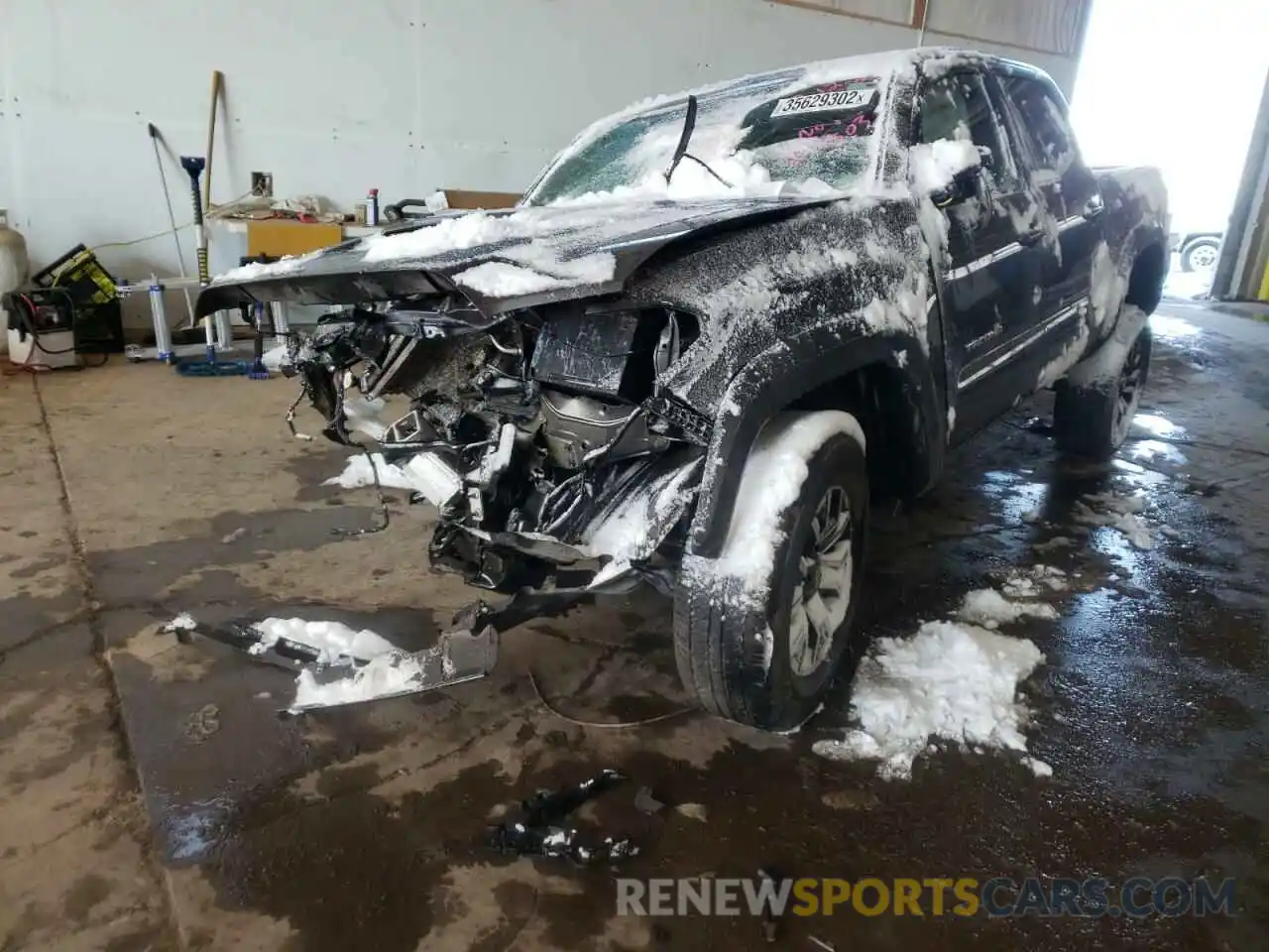 2 Photograph of a damaged car 5TFCZ5AN2LX223503 TOYOTA TACOMA 2020