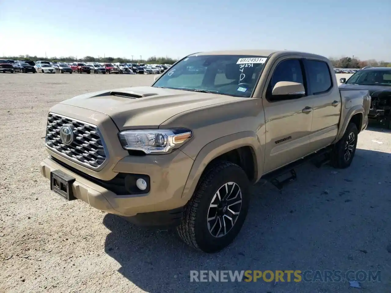 2 Photograph of a damaged car 5TFCZ5AN2LX229284 TOYOTA TACOMA 2020