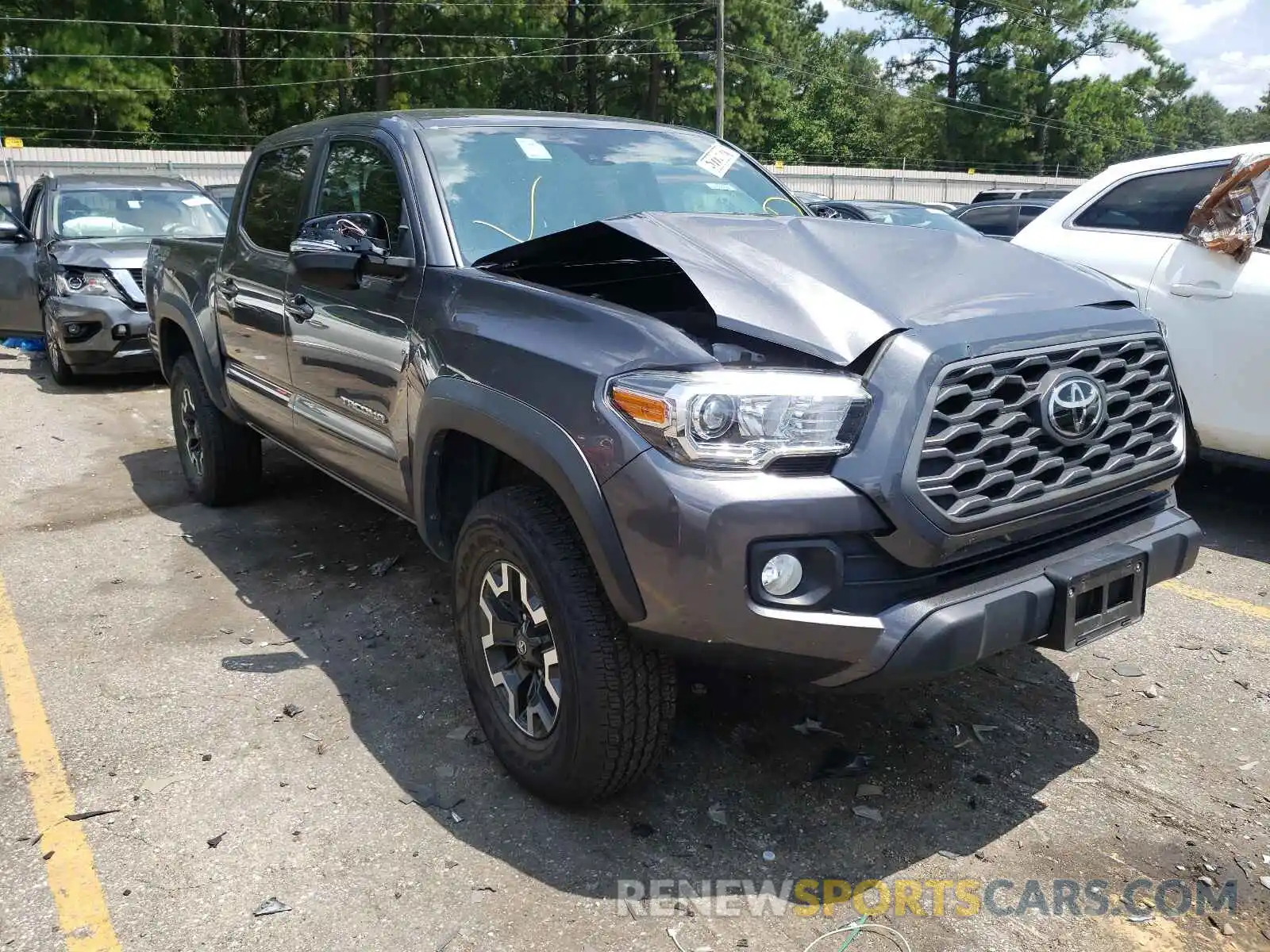 1 Photograph of a damaged car 5TFCZ5AN2LX231083 TOYOTA TACOMA 2020