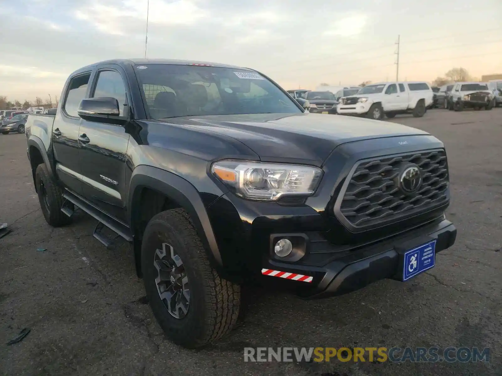 1 Photograph of a damaged car 5TFCZ5AN2LX232878 TOYOTA TACOMA 2020