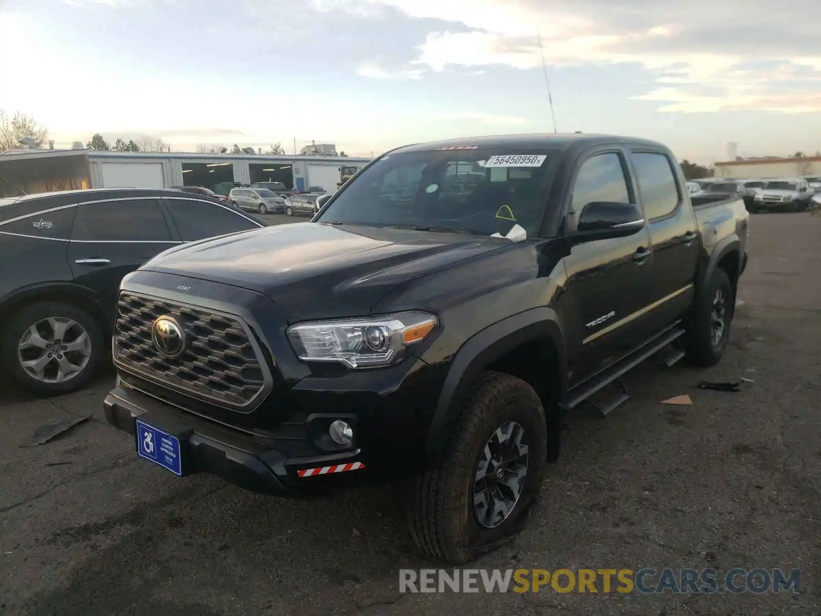 2 Photograph of a damaged car 5TFCZ5AN2LX232878 TOYOTA TACOMA 2020