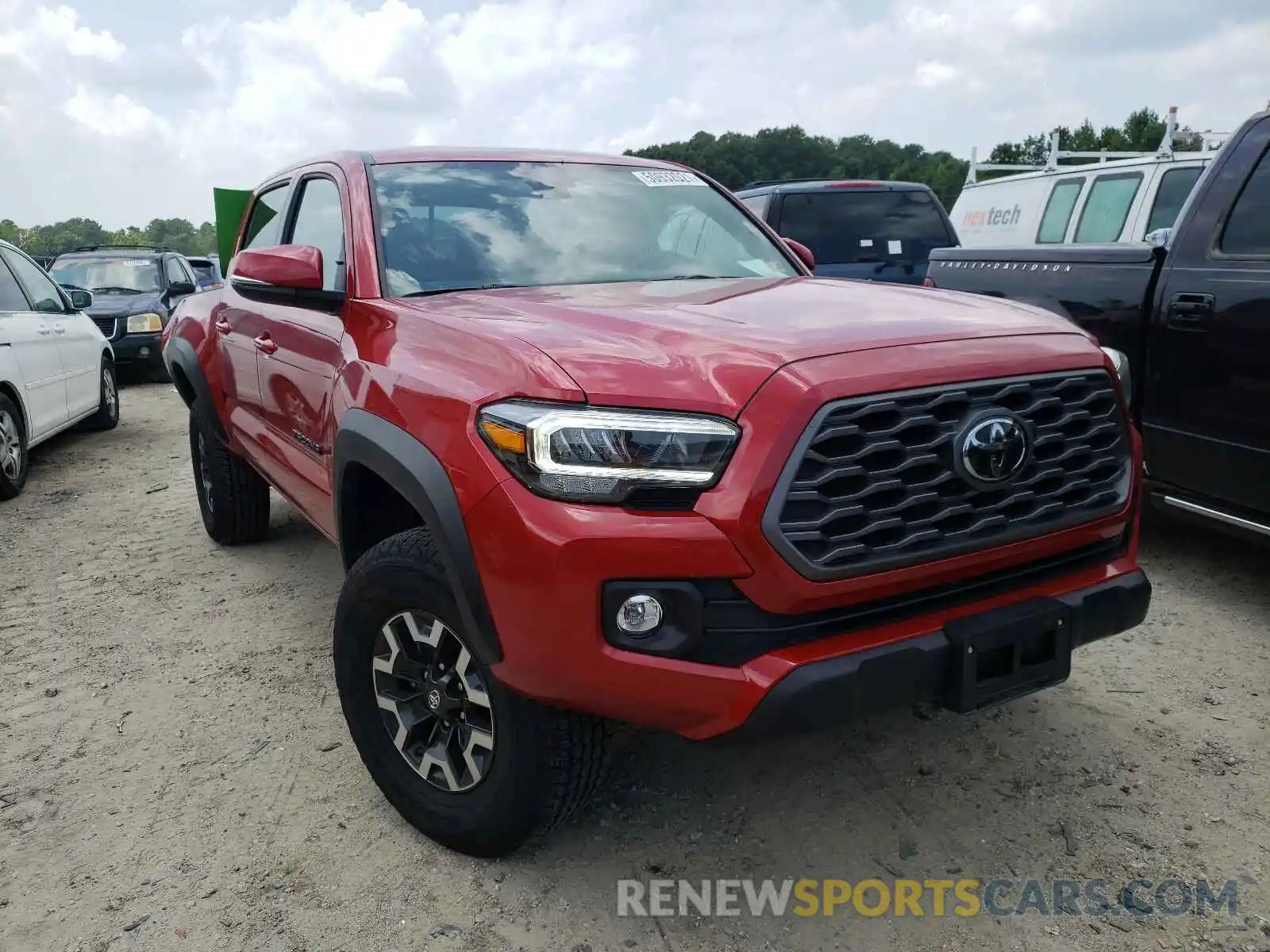 1 Photograph of a damaged car 5TFCZ5AN2LX241922 TOYOTA TACOMA 2020