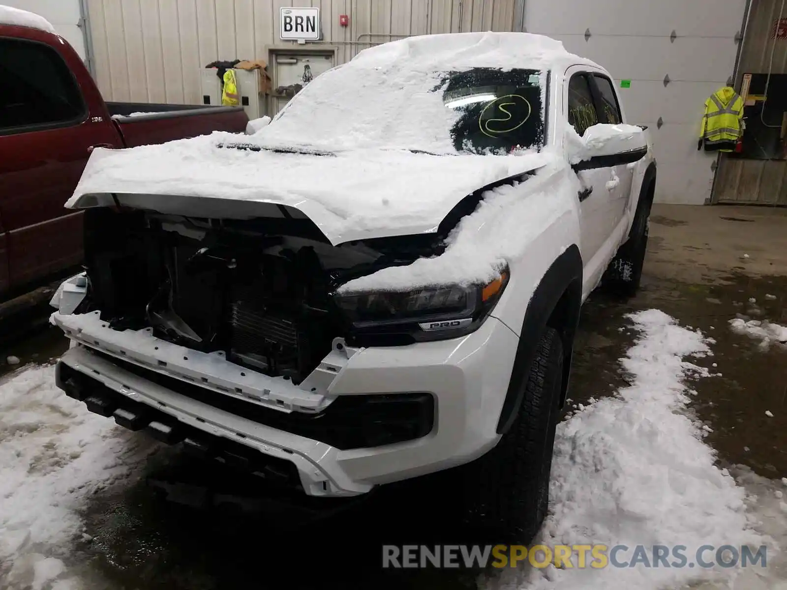 2 Photograph of a damaged car 5TFCZ5AN3LX214406 TOYOTA TACOMA 2020