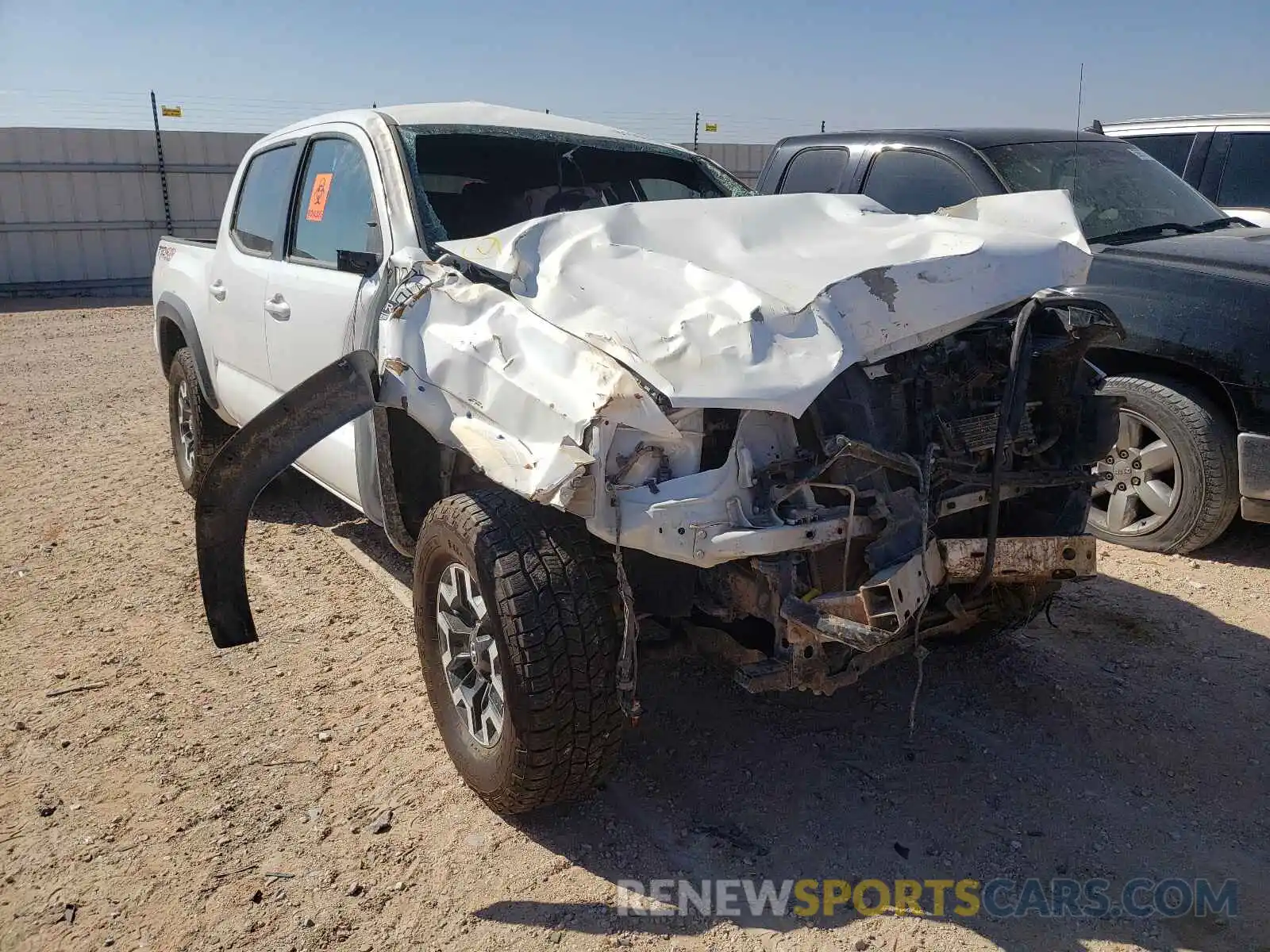 1 Photograph of a damaged car 5TFCZ5AN3LX217273 TOYOTA TACOMA 2020