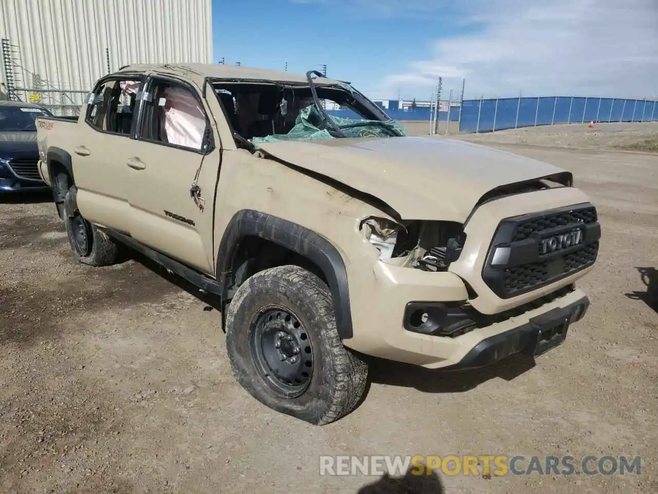 1 Photograph of a damaged car 5TFCZ5AN3LX221839 TOYOTA TACOMA 2020