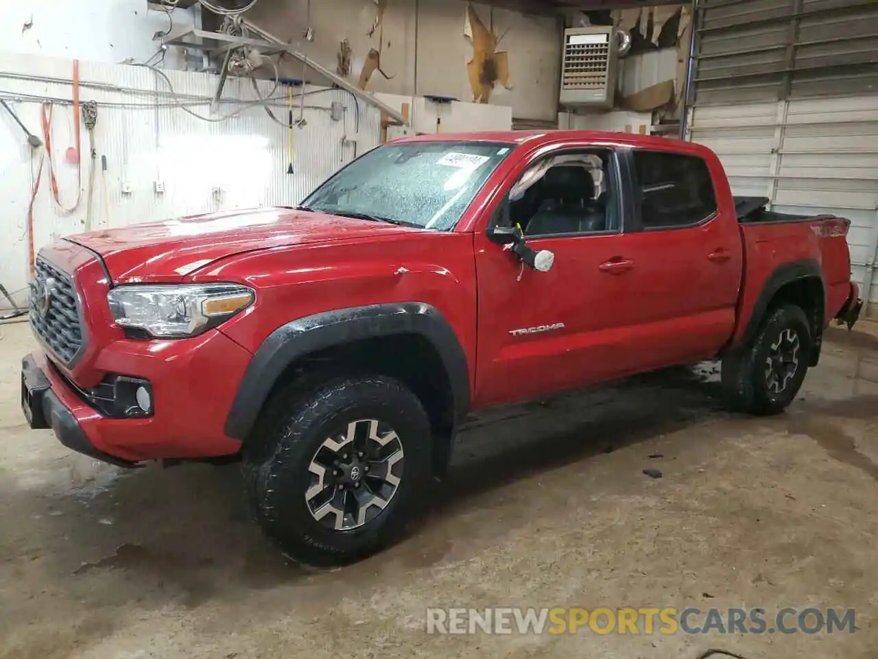 1 Photograph of a damaged car 5TFCZ5AN3LX225129 TOYOTA TACOMA 2020