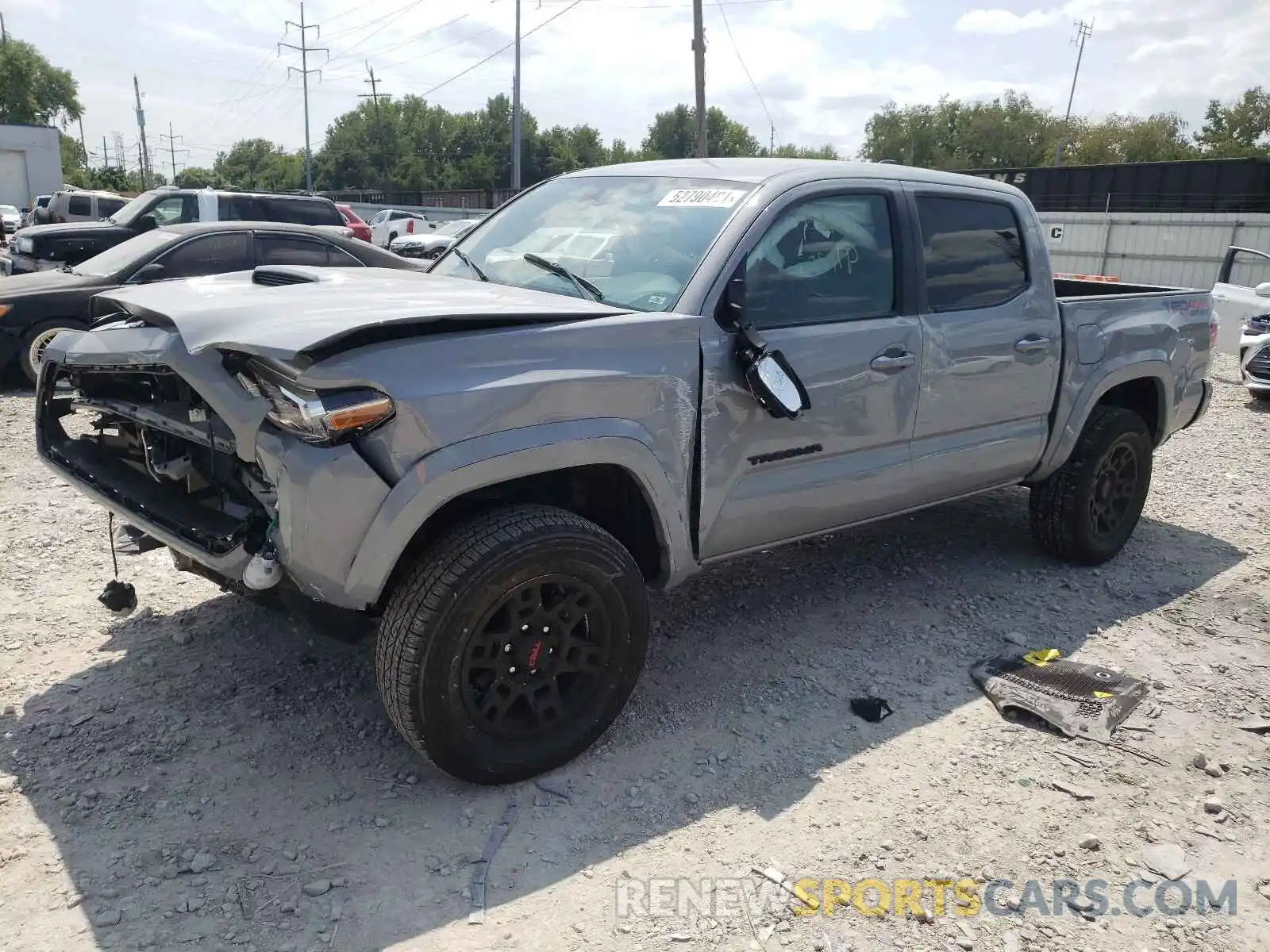 2 Photograph of a damaged car 5TFCZ5AN3LX226135 TOYOTA TACOMA 2020