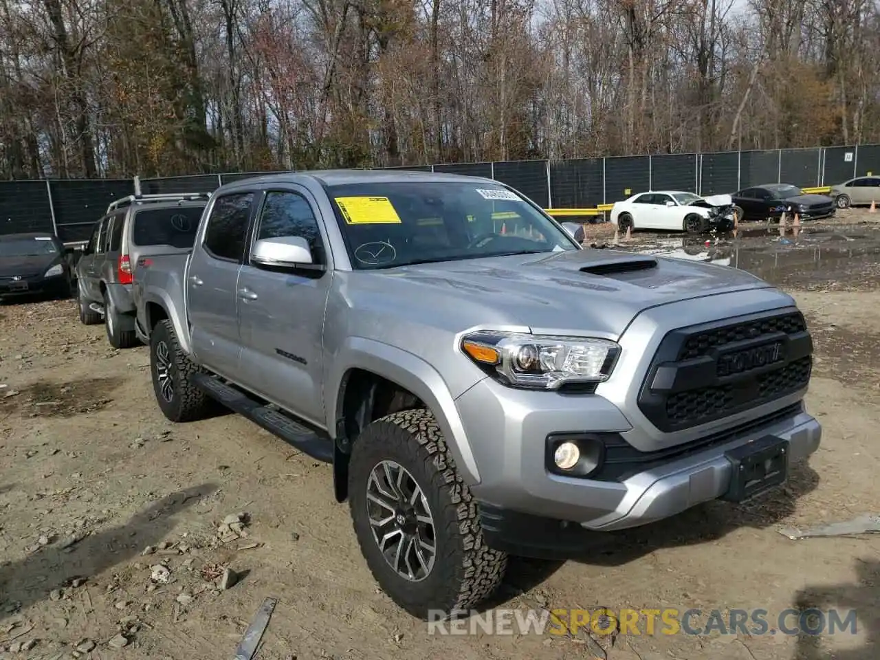 1 Photograph of a damaged car 5TFCZ5AN3LX226975 TOYOTA TACOMA 2020