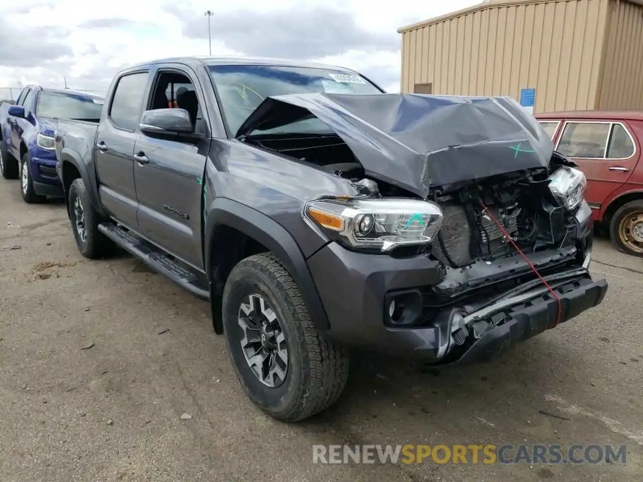 1 Photograph of a damaged car 5TFCZ5AN3LX227883 TOYOTA TACOMA 2020