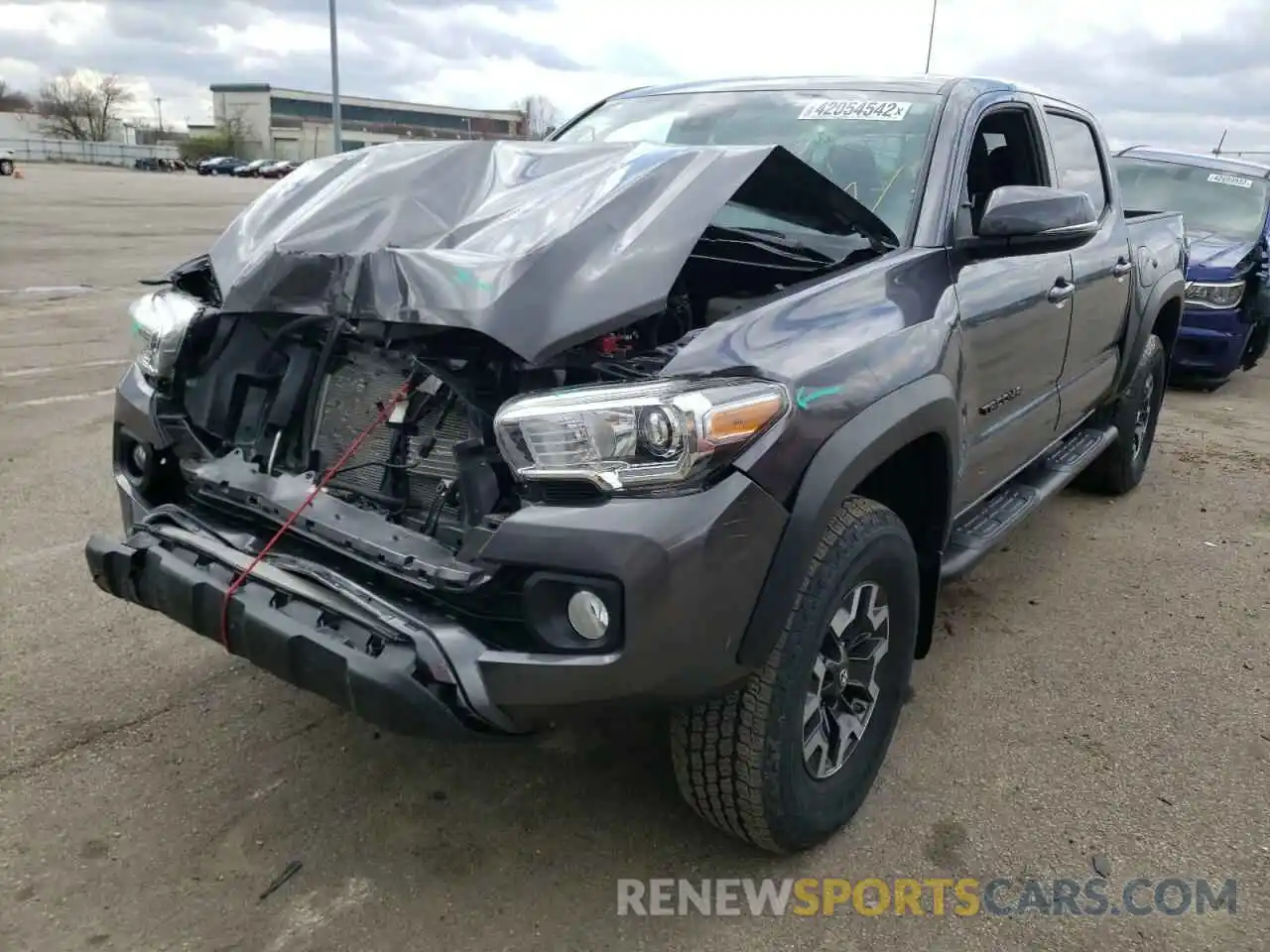 2 Photograph of a damaged car 5TFCZ5AN3LX227883 TOYOTA TACOMA 2020