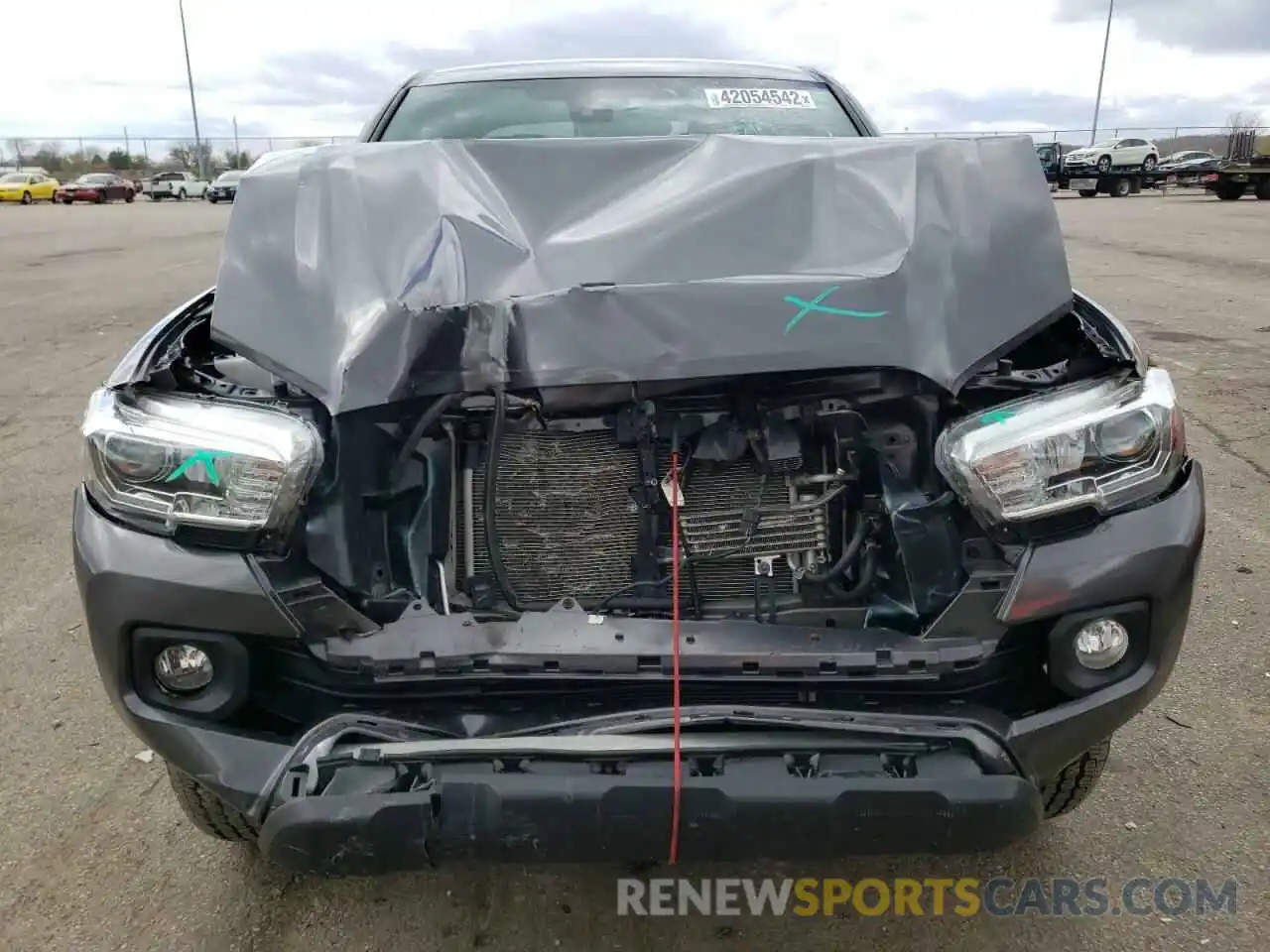 9 Photograph of a damaged car 5TFCZ5AN3LX227883 TOYOTA TACOMA 2020