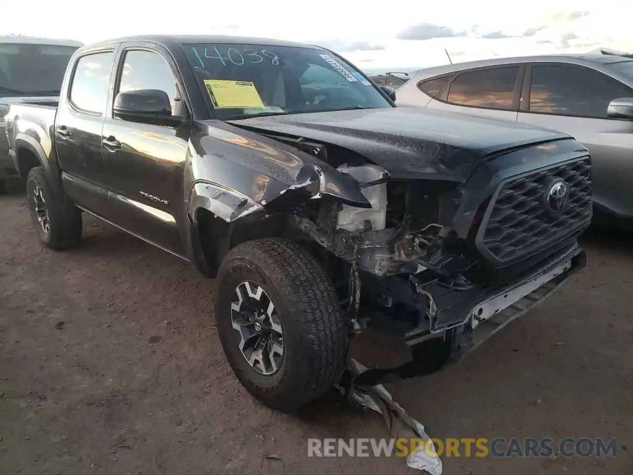 1 Photograph of a damaged car 5TFCZ5AN3LX229066 TOYOTA TACOMA 2020