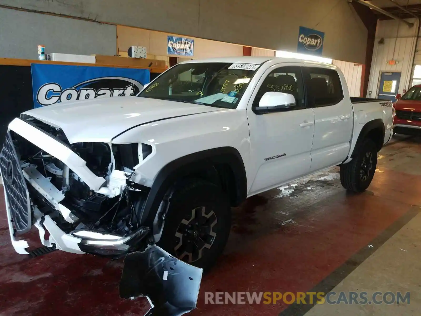 2 Photograph of a damaged car 5TFCZ5AN3LX230282 TOYOTA TACOMA 2020