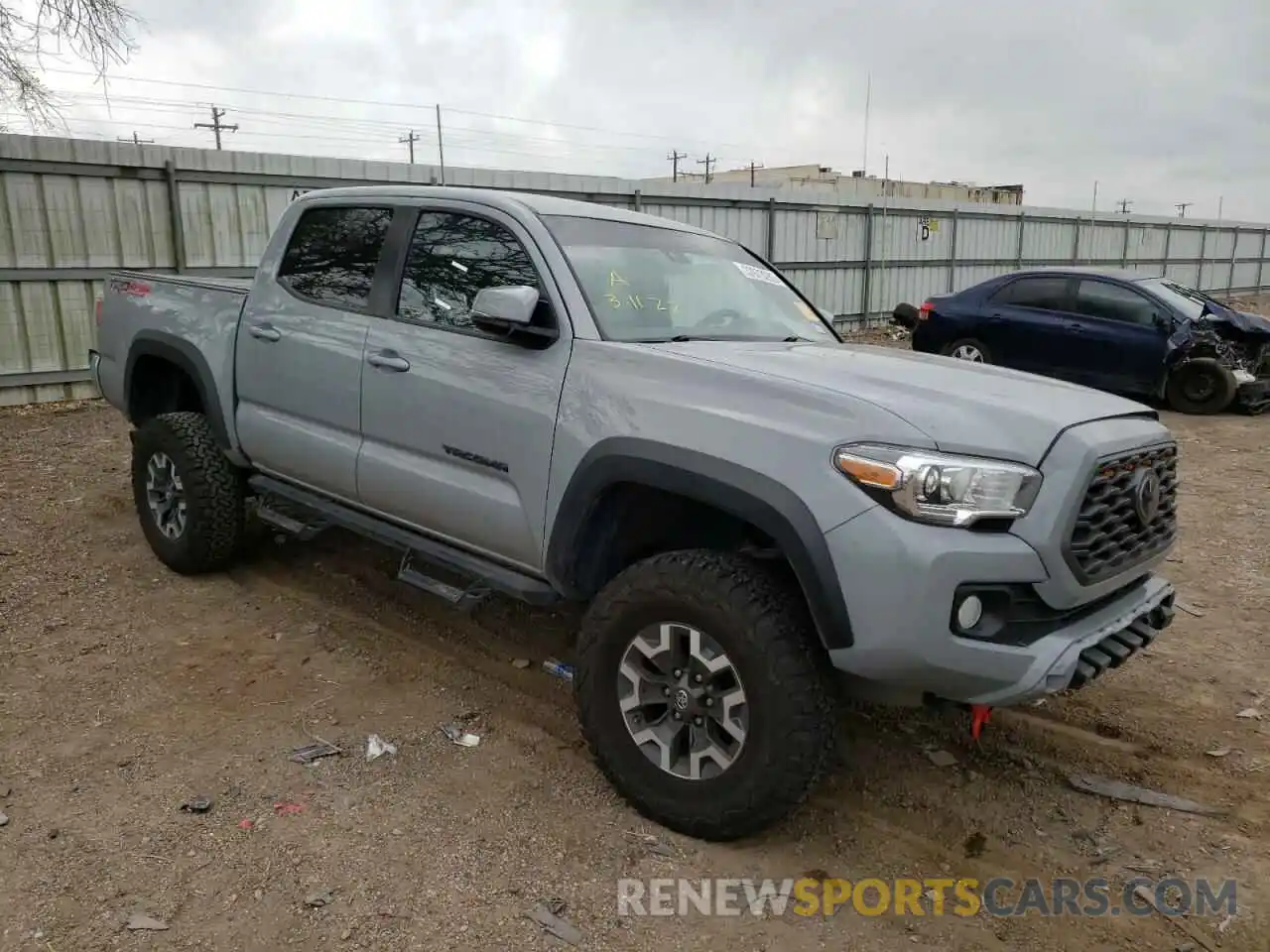 1 Photograph of a damaged car 5TFCZ5AN3LX232713 TOYOTA TACOMA 2020