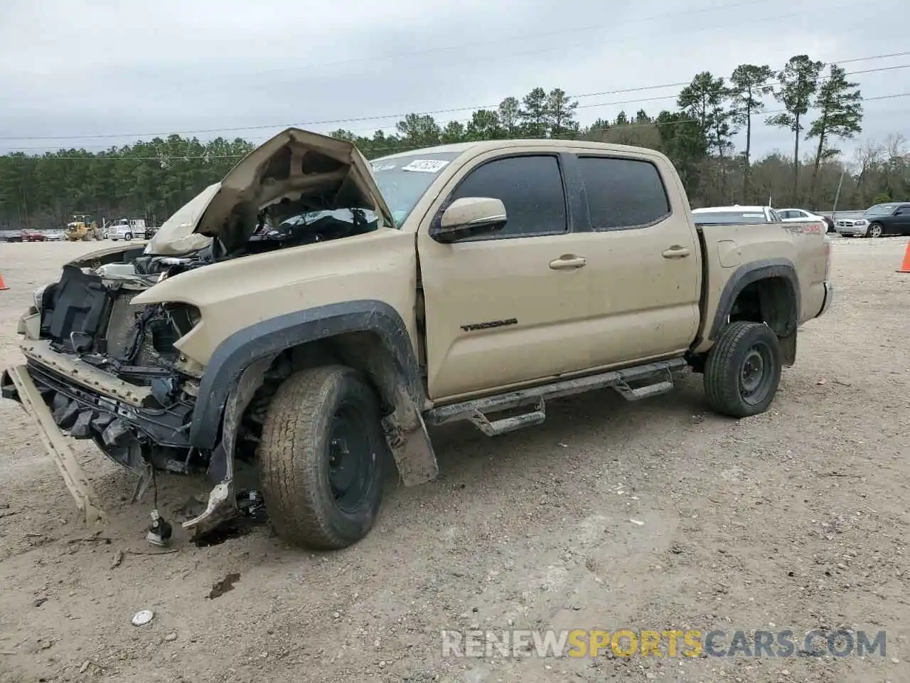 1 Photograph of a damaged car 5TFCZ5AN3LX233439 TOYOTA TACOMA 2020