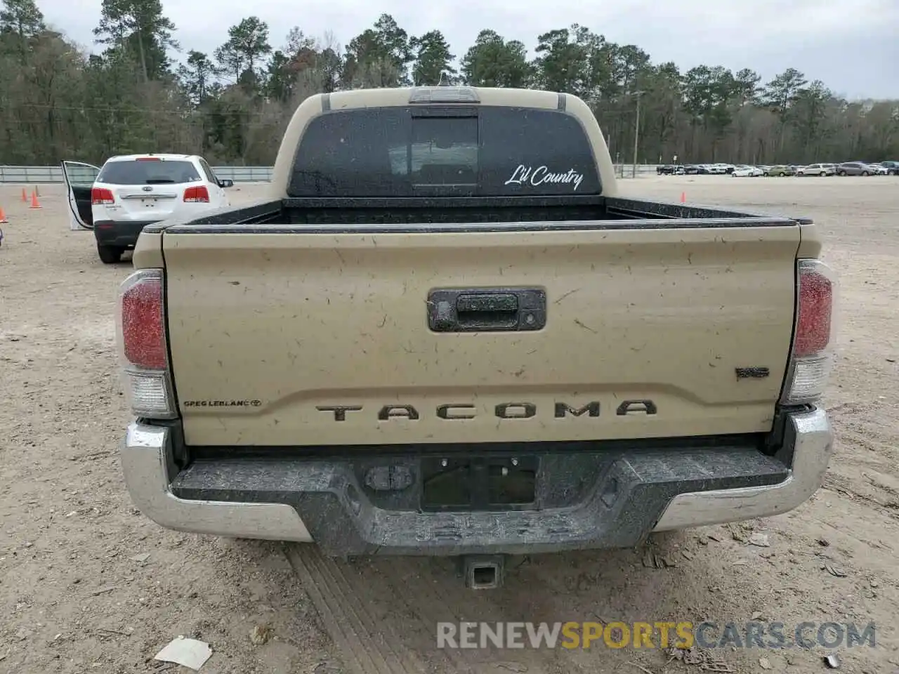 6 Photograph of a damaged car 5TFCZ5AN3LX233439 TOYOTA TACOMA 2020