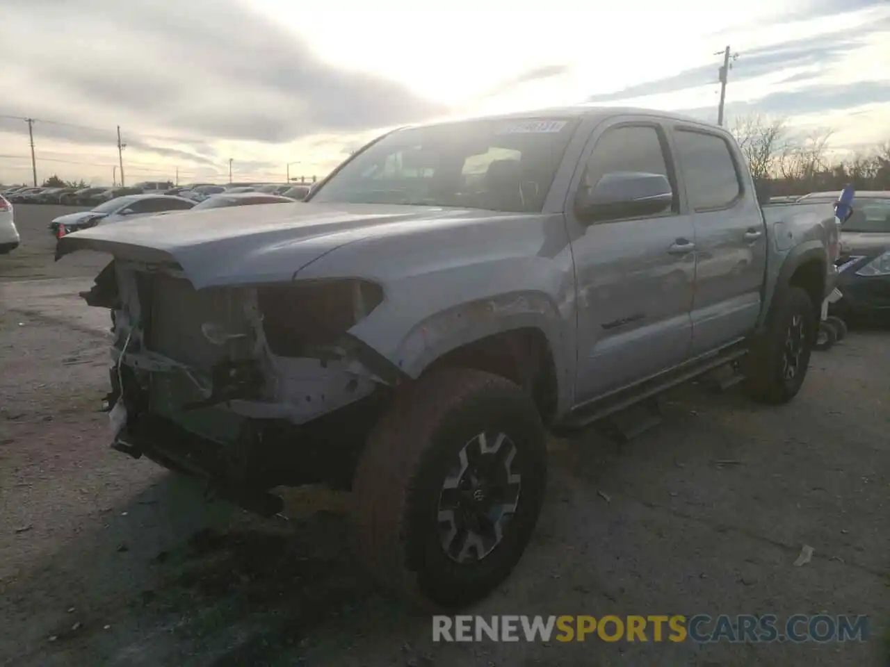 2 Photograph of a damaged car 5TFCZ5AN3LX242996 TOYOTA TACOMA 2020