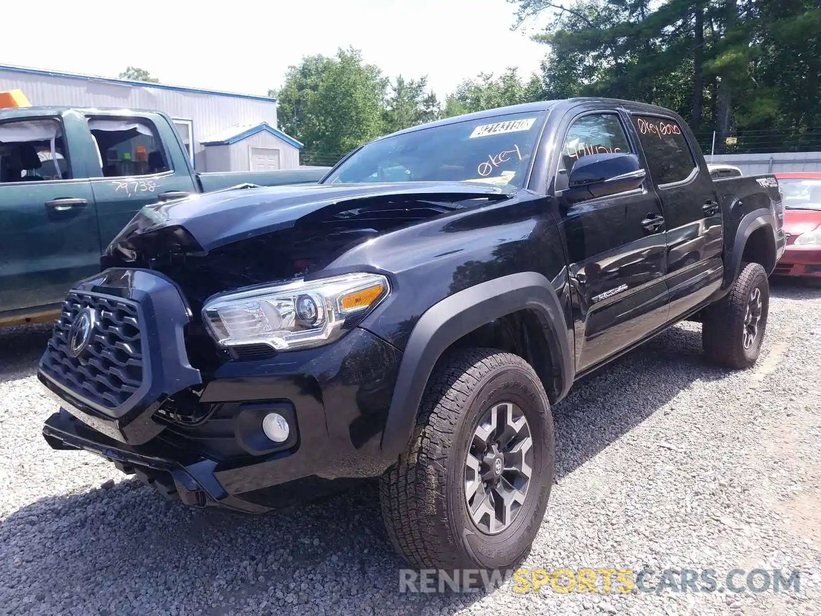 2 Photograph of a damaged car 5TFCZ5AN4LX221297 TOYOTA TACOMA 2020