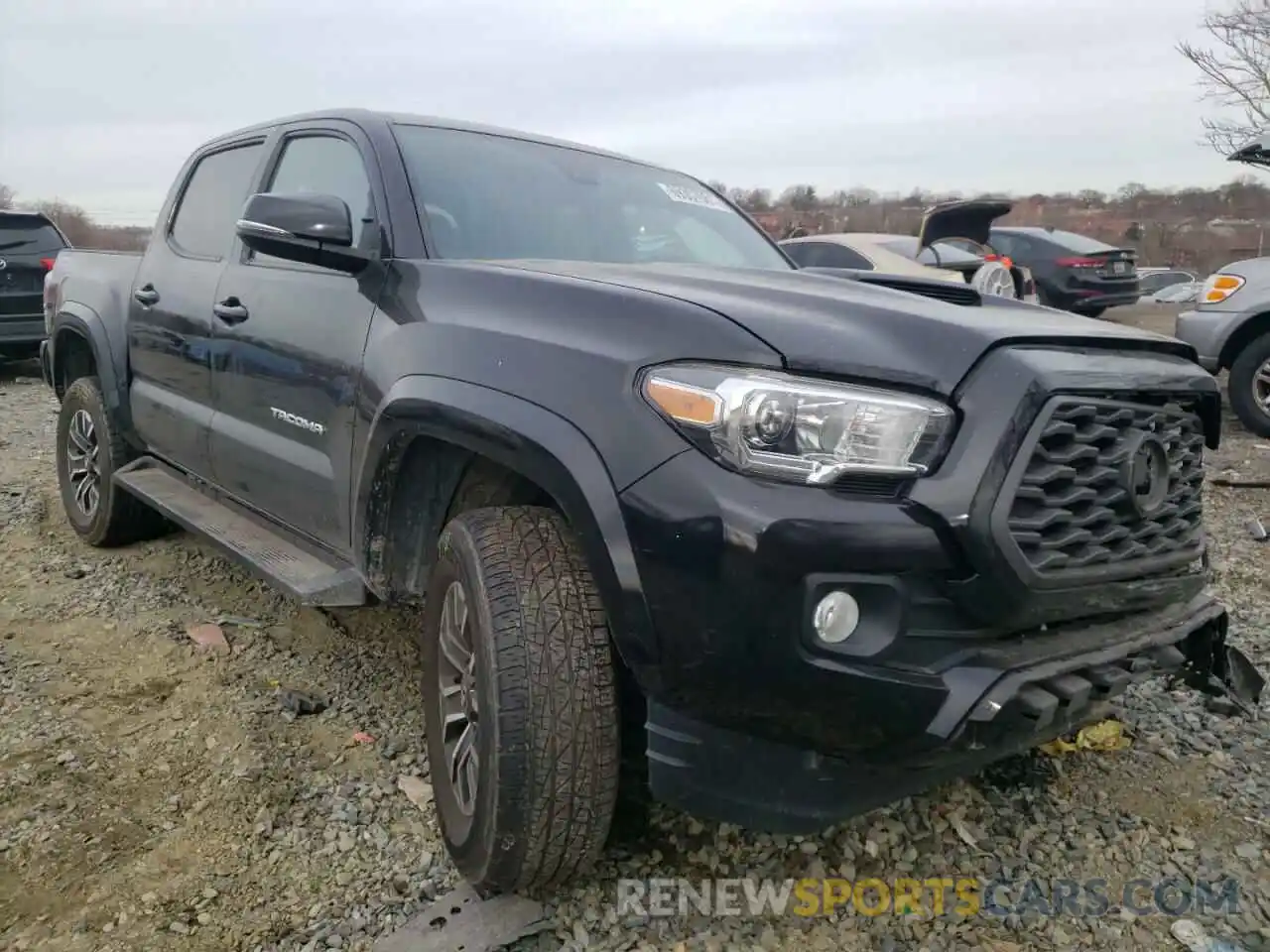 1 Photograph of a damaged car 5TFCZ5AN4LX221641 TOYOTA TACOMA 2020