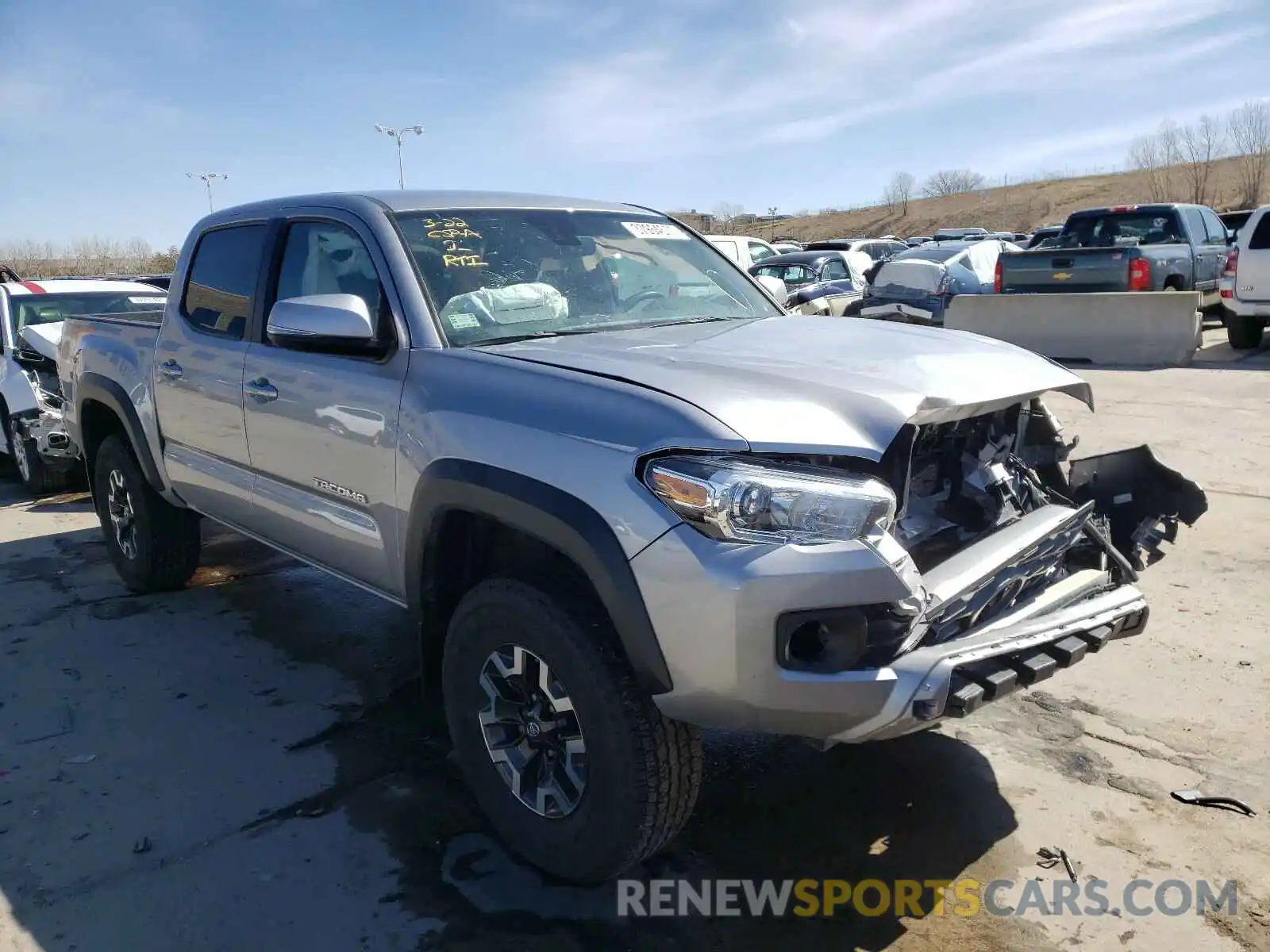 1 Photograph of a damaged car 5TFCZ5AN4LX228590 TOYOTA TACOMA 2020