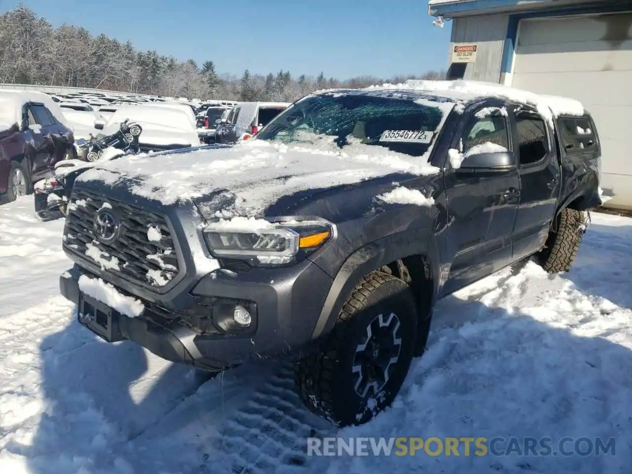 2 Photograph of a damaged car 5TFCZ5AN4LX229156 TOYOTA TACOMA 2020