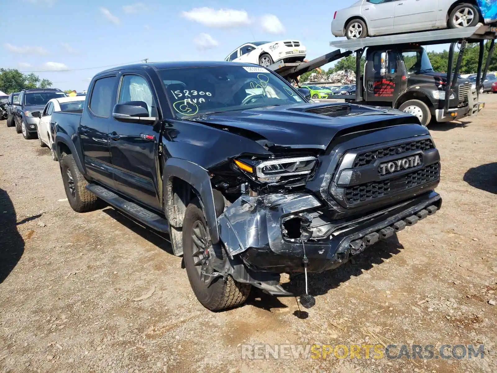 1 Photograph of a damaged car 5TFCZ5AN4LX233188 TOYOTA TACOMA 2020