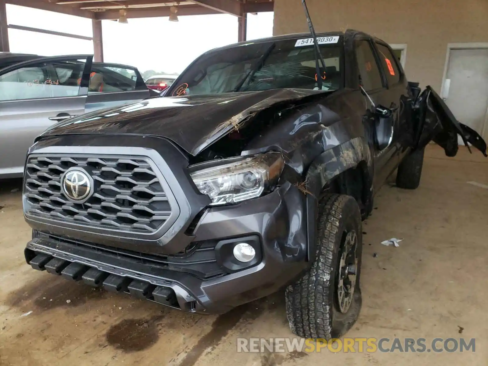 2 Photograph of a damaged car 5TFCZ5AN4LX235250 TOYOTA TACOMA 2020